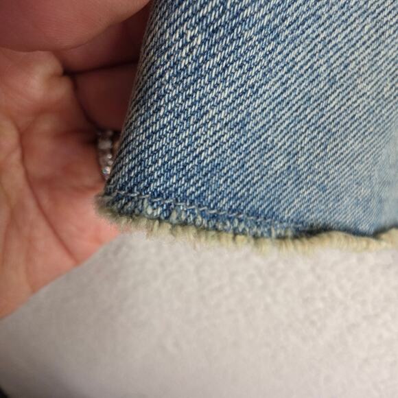 Citizens of Humanity Sz28 Vintage Denim Distressed washed grunge A line skirts - Picture 13 of 16